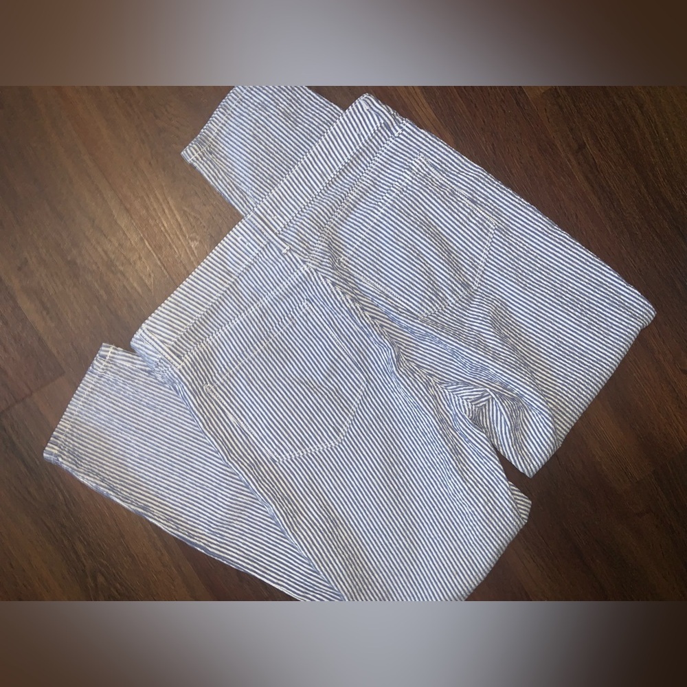 L'agence Mandy High Rise Striped Cotton Pants blue
White 28 casual fall $200 - Picture 5 of 5